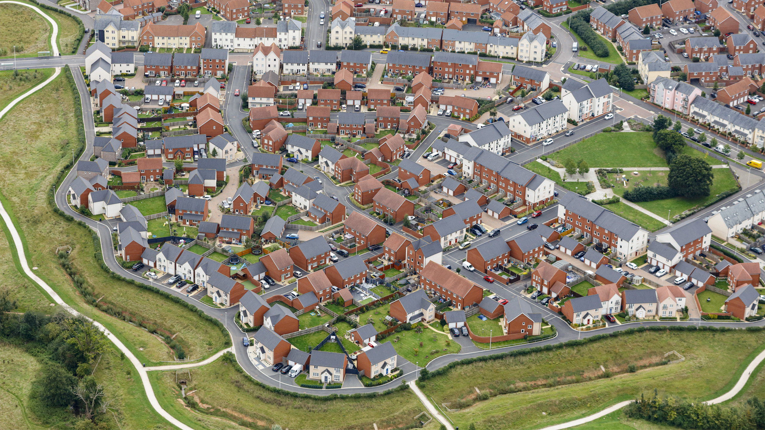 Development of new homes with land planning permission.